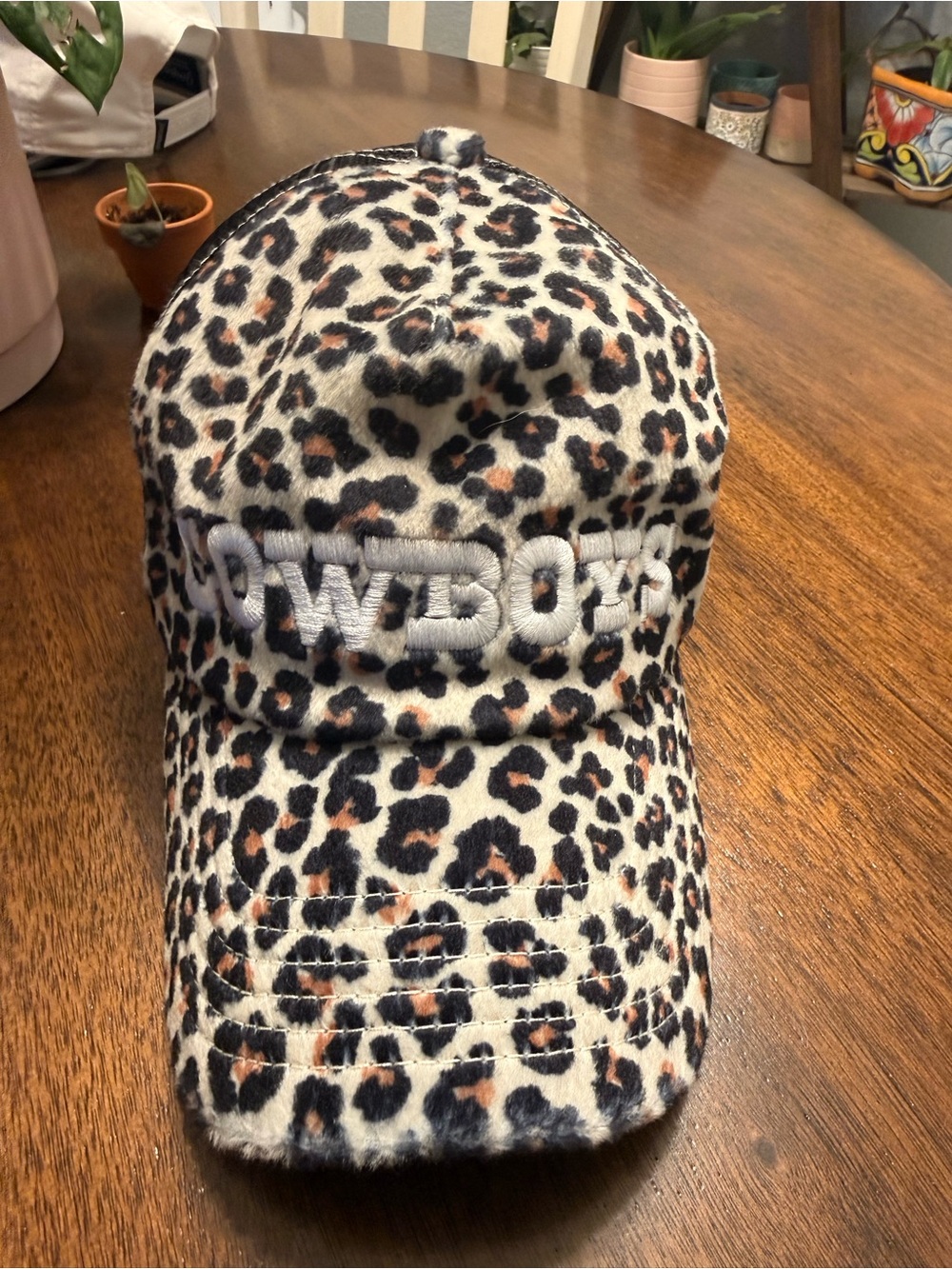 Post Malone Dallas Cowboys leopard hat